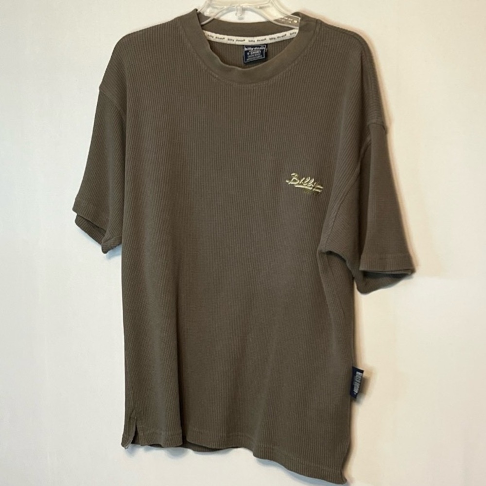 Billy Dean T-Shirt Short Sleeve Waffle Cotton Sanforized Mens See Photos for Sz.